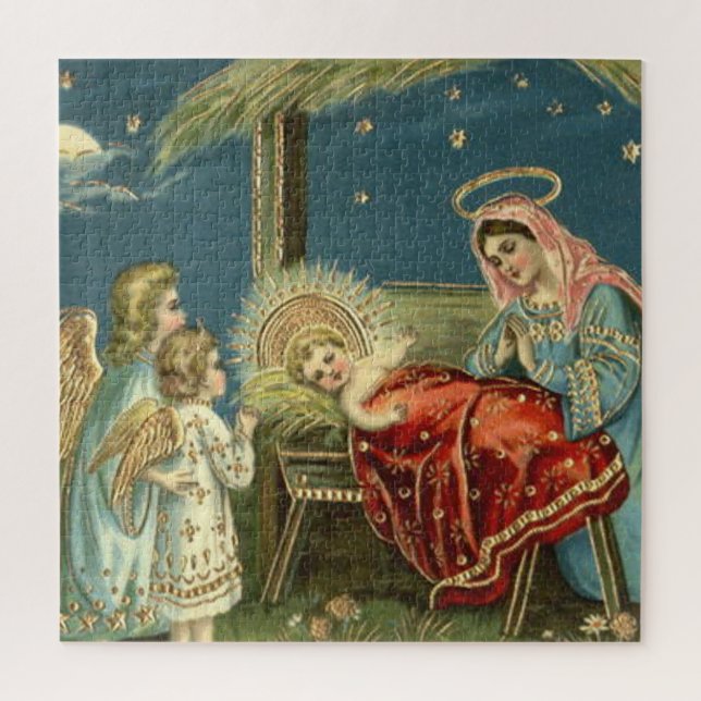 Nativity Scene Bethlehem Jigsaw Puzzle (Vertical)