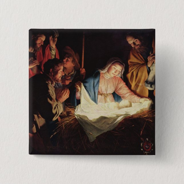 Nativity Scene Button (Front)