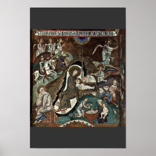 Nativity Scene By Meister Der Palastkapelle In Pal Poster
