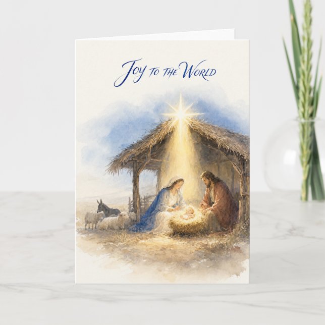 Nativity Scene Card (Front)