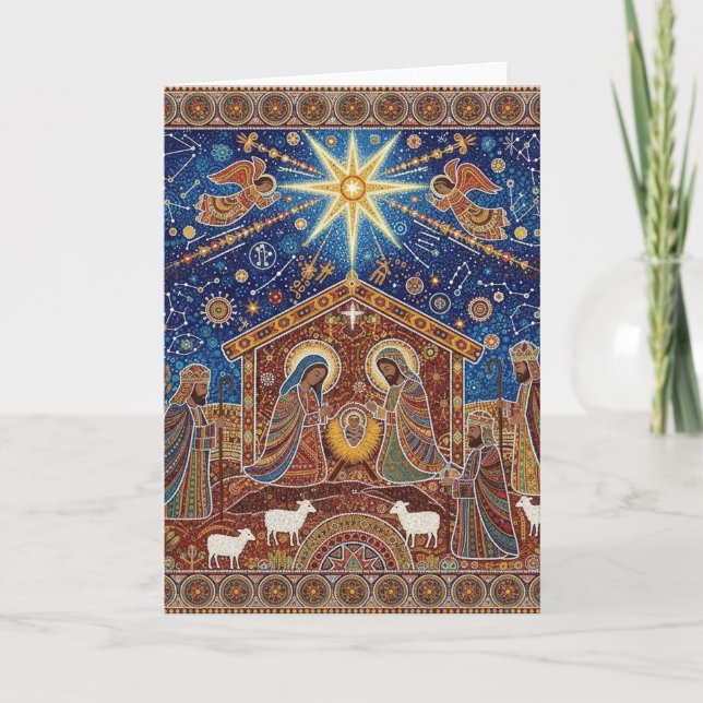 NATIVITY SCENE CARD (Front)