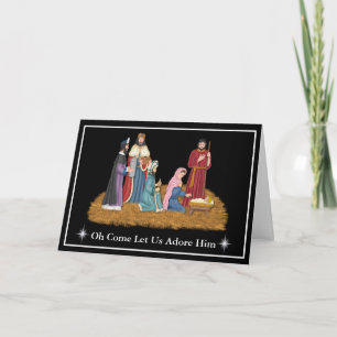 Nativity Scene Christmas Card