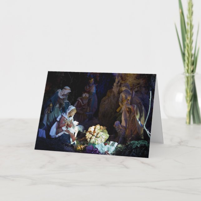 Nativity Scene Christmas Card (Front)