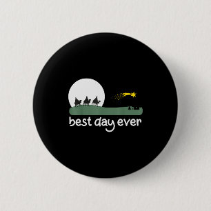 Nativity Scene _ Christmas Day Ever Button