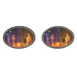 Nativity Scene Christmas Display in Washington DC Cufflinks