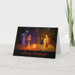 Nativity Scene Christmas Display in Washington DC Holiday Card