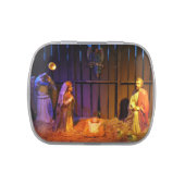 Nativity Scene Christmas Display in Washington DC Jelly Belly Tin (Top)