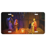 Nativity Scene Christmas Display in Washington DC License Plate