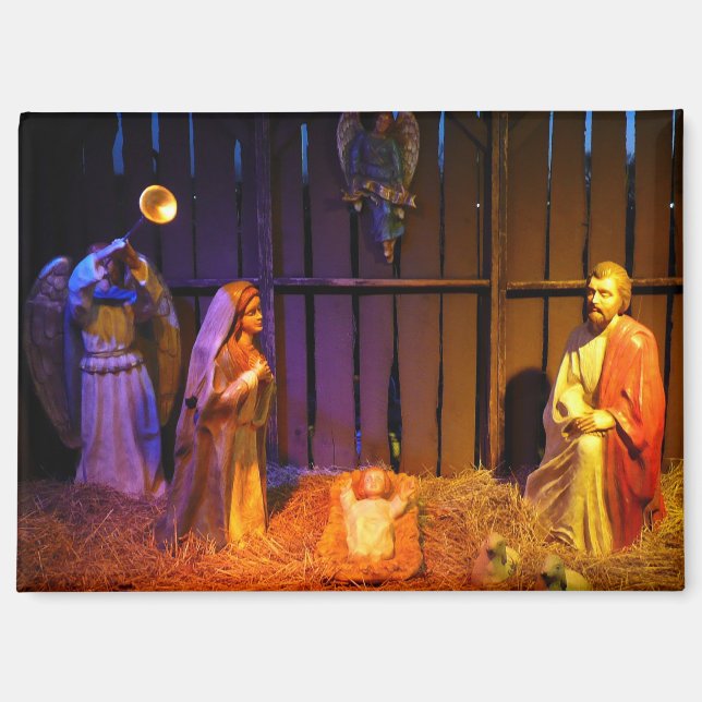 Nativity Scene Christmas Display in Washington DC Magnet (Front)