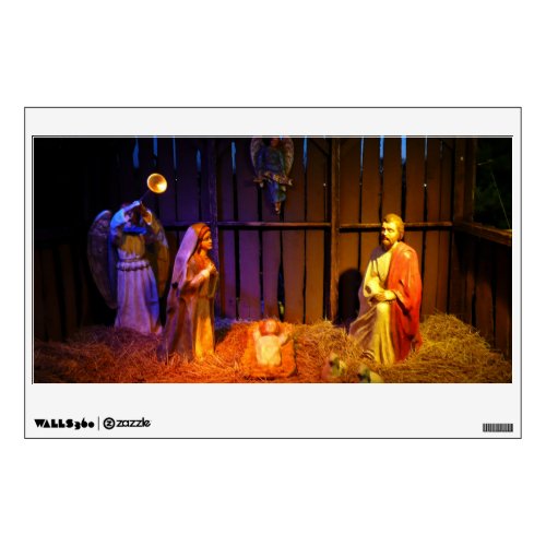 Nativity Scene Christmas Display in Washington DC Wall Sticker