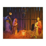 Nativity Scene Christmas Display in Washington DC Wood Wall Decor