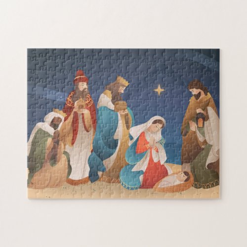 Nativity Scene Christmas Puzzle