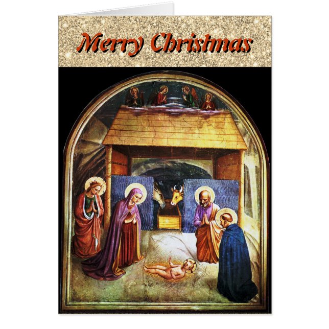 Nativity Scene,Convento di San Marco, Fra Anvelico Cards (Front)