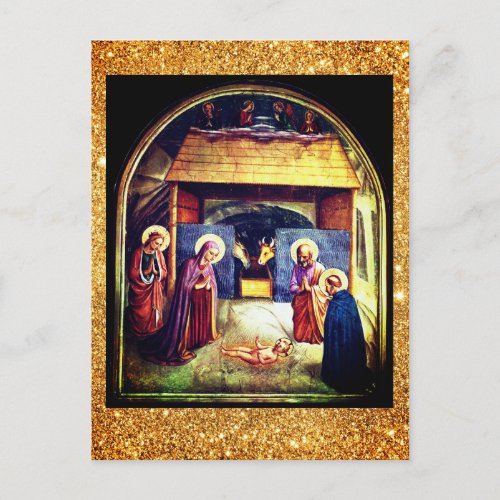 Nativity SceneConvento di San Marco Fra Anvelico Holiday Postcard