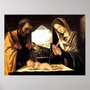 Nativity Scene for Christmas - Holy Family, Costa Poster