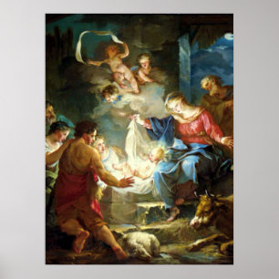 Nativity Scene for Christmas - Pierre Poster