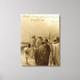 Nativity Scene Gifts for Christmas Canvas Print