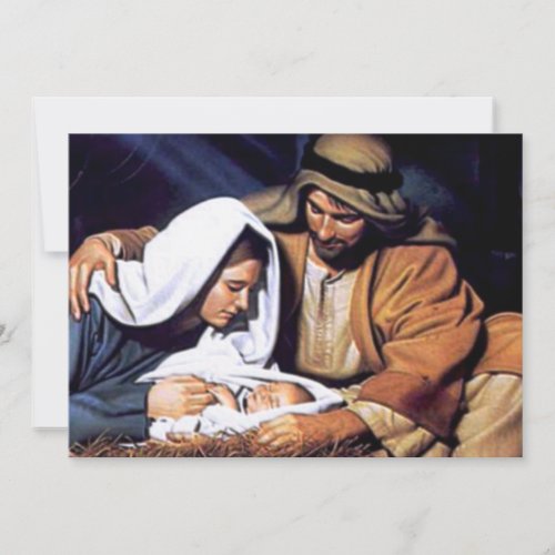 Nativity Scene Gifts for Christmas Holiday Card