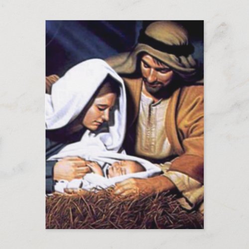 Nativity Scene Gifts for Christmas Holiday Postcard