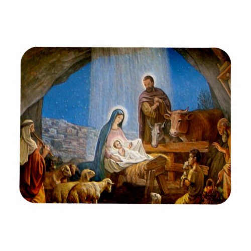 Nativity Scene Gifts for Christmas Magnet