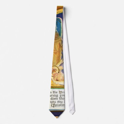 Nativity Scene Gifts for Christmas Neck Tie