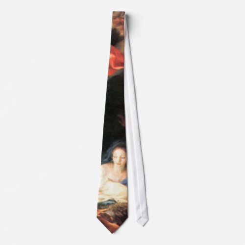 Nativity Scene Gifts for Christmas Neck Tie