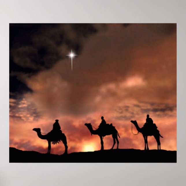 Nativity Scene Gifts for Christmas Poster (Front)