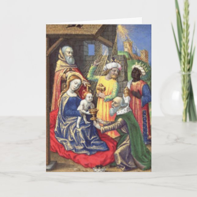 Nativity Scene Greeting Card (Front)