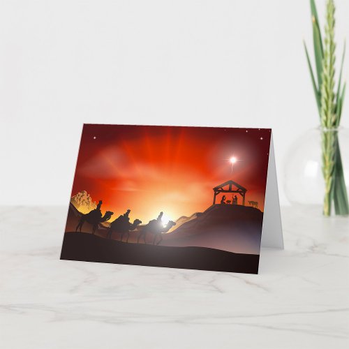 Nativity Scene Greeting Cards