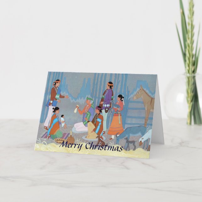 Nativity Scene Holiday Card (Front)