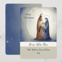 Nativity Scene Christmas Card, Religious Christmas Pop Up