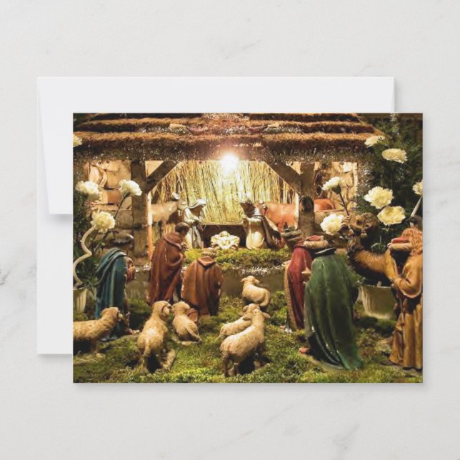 nativity scene invitation (Front)