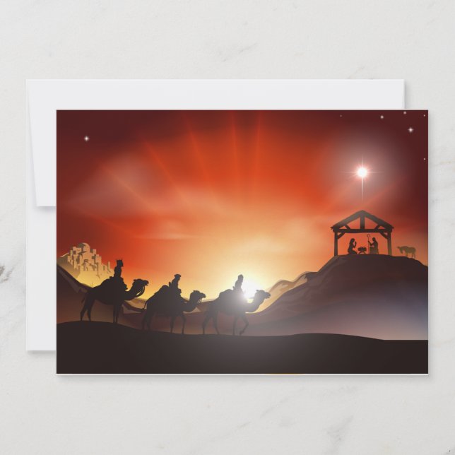 Nativity Scene Invitations (Front)