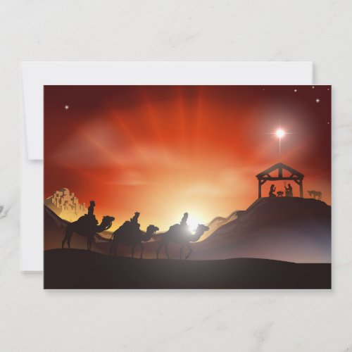 Nativity Scene Invitations