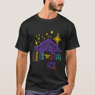 Nativity Scene - Isaiah 9:6-7 Christmas T-Shirt