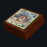Nativity Scene, Joy to the World, Gift Box<br><div class="desc">Nativity Scene,  Joy to the World,  beautiful illustration.</div>