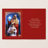 Nativity Scene Luxury Real Foil Christmas Cards | Zazzle