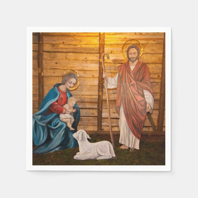 Nativity scene napkins (Front)