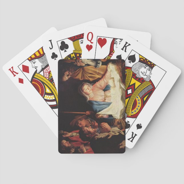 Nativity Scene Poker Cards (Back)