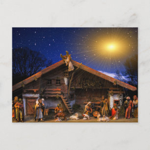 Nativity Scene Postcard