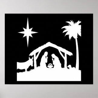 Nativity Scene Poster