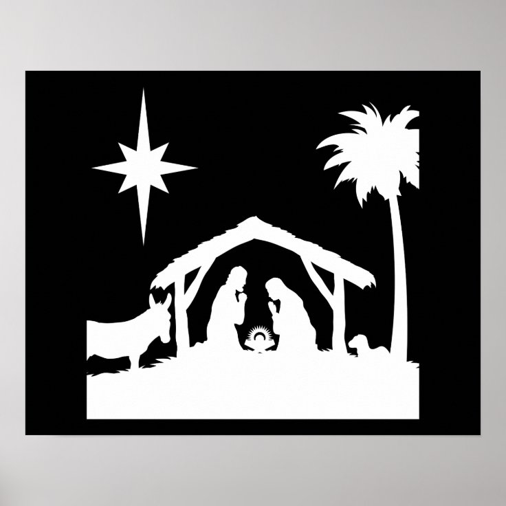 Nativity Scene Poster | Zazzle