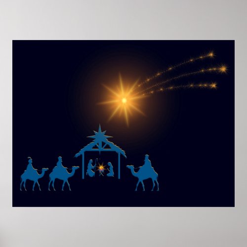 Nativity Scene Poster