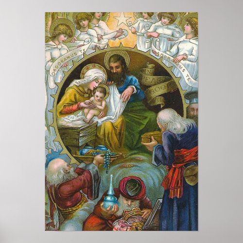 Nativity Scene Poster