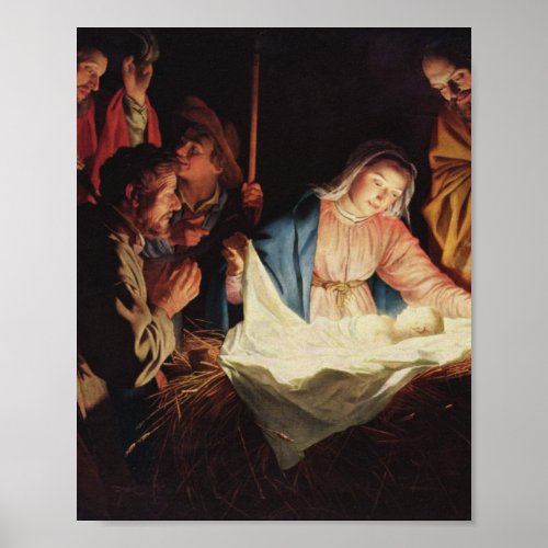 Nativity Scene Poster