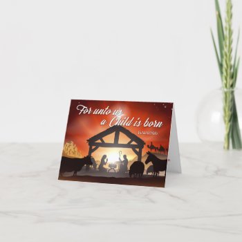 Nativity Scene Religious Holiday Christmas by KNS_Christmas_Store at Zazzle