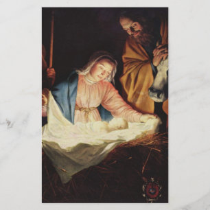 Nativity Scene Stationery