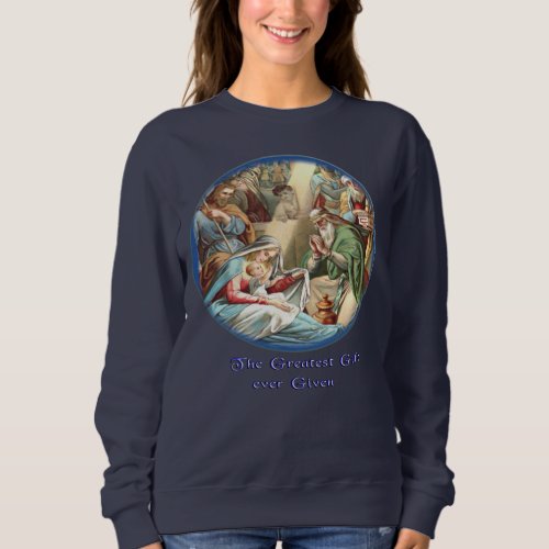 Nativity Scene Sweatshirt