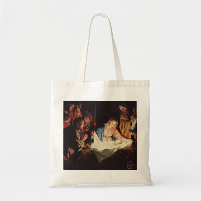 Nativity Scene Tote Bag (Front)