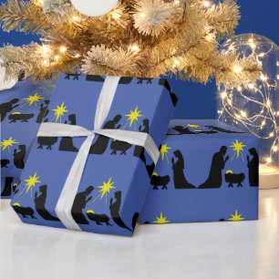 Nativity Scene Wrapping Paper